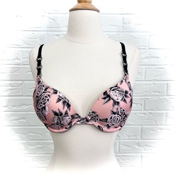 Victoria’s Secret Very Sexy Push-Up Floral Bra Size 32C - Picture 1 of 4